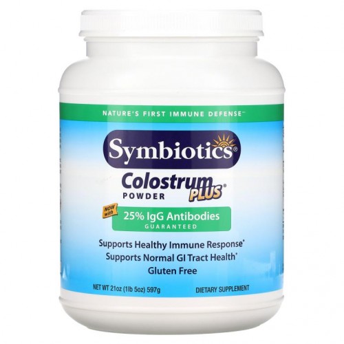 Symbiotics, Colostrum Plus, 분말, 597g(1.3lbs)