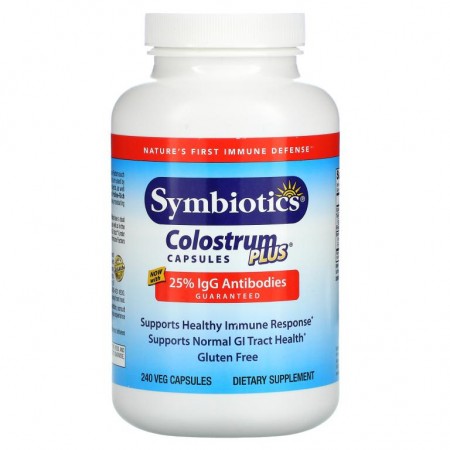 Symbiotics, Colostrum Plus, 베지 캡슐 240정