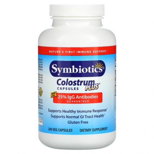 Symbiotics, Colostrum Plus, 베지 캡슐 240정