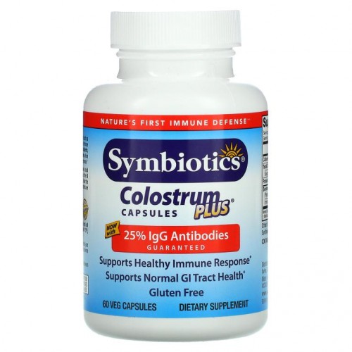Symbiotics, Colostrum Plus, 베지 캡슐 60정