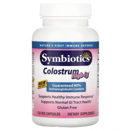 Symbiotics, 초유 High-IG, 베지 캡슐 120정