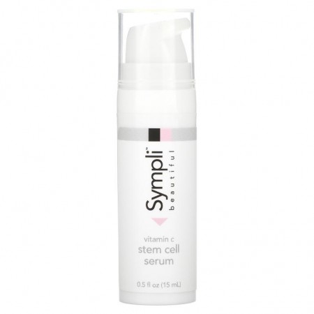 Sympli Beautiful, 비타민C 줄기세포 세럼, 샘플 크기, 15ml(0.5fl oz)