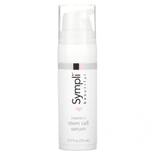 Sympli Beautiful, 비타민C 줄기세포 세럼, 샘플 크기, 15ml(0.5fl oz)