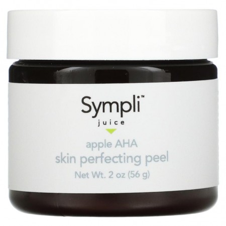Sympli Beautiful, Juice, 애플 AHA 스킨 퍼펙팅 필링, 56g(2oz)