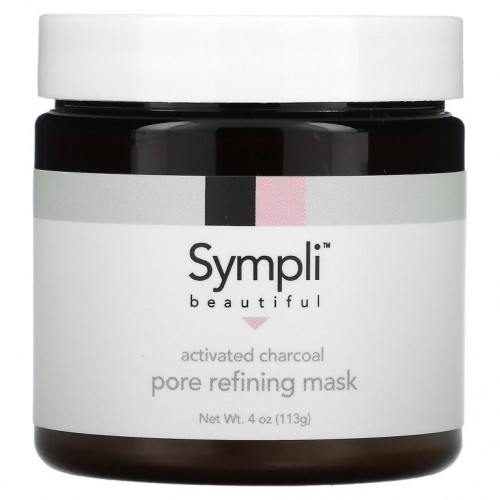 Sympli Beautiful, 활성탄 포어 리파이닝 뷰티 마스크, 113g(4oz)