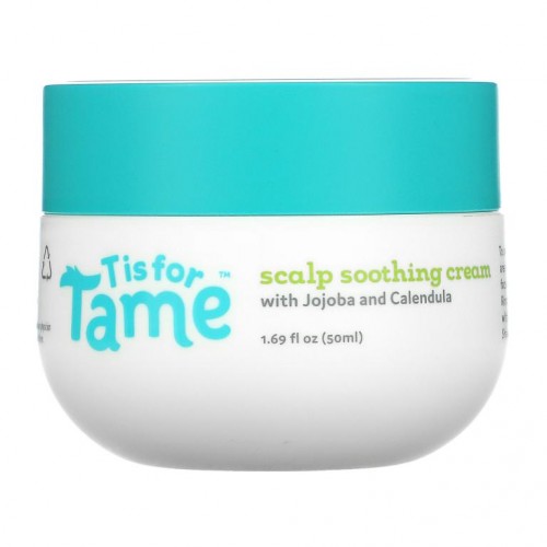 T is for Tame, Scalp Soothing Cream with Jojoba and Calendula, 1.69 fl oz (50 ml)