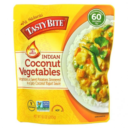 Tasty Bite, Indian Coconut Vegetables, Hot & Spicy, 10 oz (285 g)