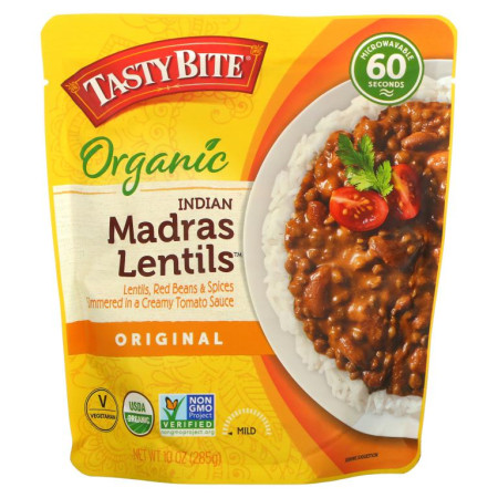 Tasty Bite, Organic Indian Madras Lentils, Original, Mild, 10 oz (285 g)