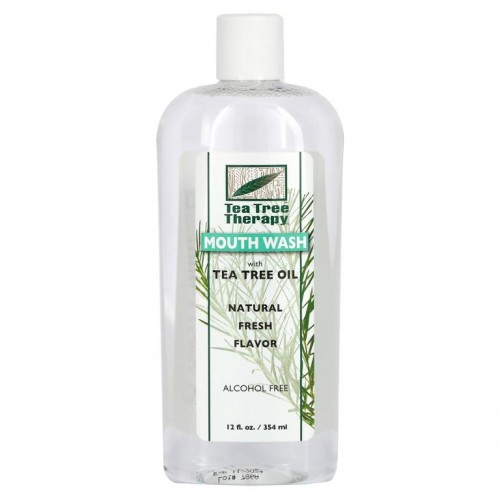 Tea Tree Therapy, 티트리오일 구강 청결제, 천연 프레시 향, 354ml(12fl oz)