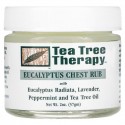 Tea Tree Therapy, 유칼립투스 체스트 럽, 57g(2oz)