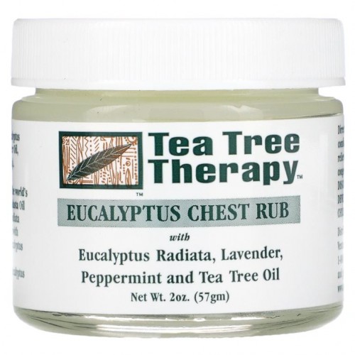 Tea Tree Therapy, 유칼립투스 체스트 럽, 57g(2oz)