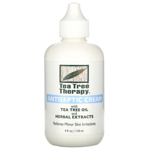 Tea Tree Therapy, 소독용 크림, 티트리 오일 및 허브 추출물 함유, 118ml(4fl oz)