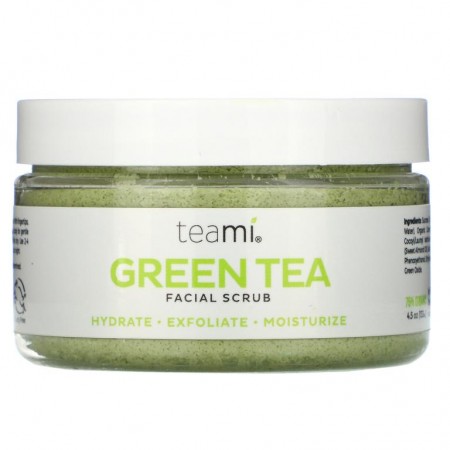 Teami, Green Tea Facial Scrub, 4 oz (100 ml)