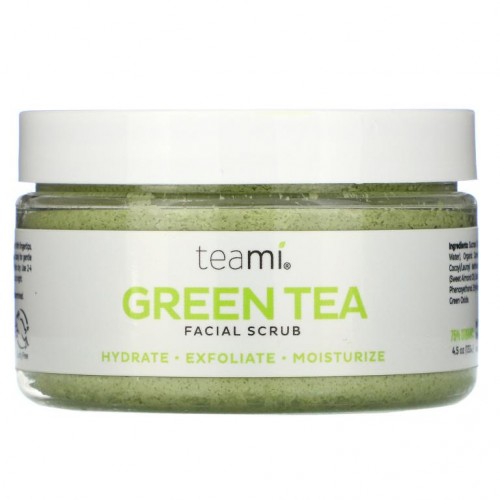 Teami, Green Tea Facial Scrub, 4 oz (100 ml)