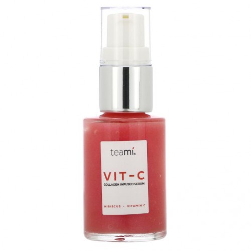 Teami, Vit-C, Collagen Infused Serum, Hibiscus - Vitamin C, 1 oz