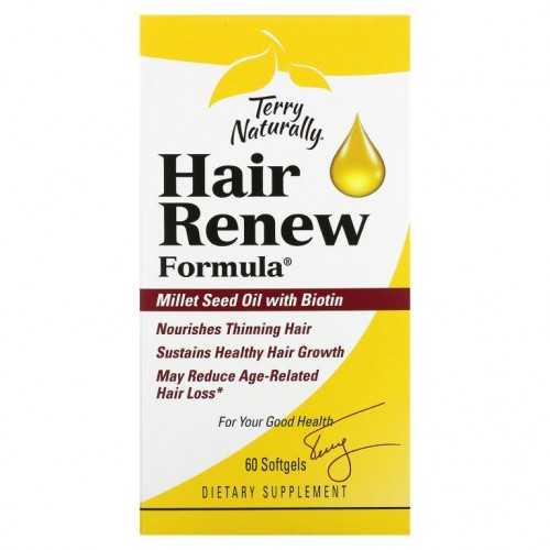 Terry Naturally, 테리 내추럴리, 헤어 리뉴 포뮬러, 60 소프트젤