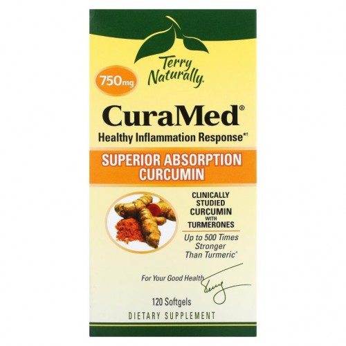 Terry Naturally, 큐라메드(CuraMed), 750 mg, 120 소프트젤