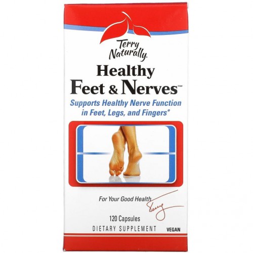 Terry Naturally, Healthy Feet & Nerves, 캡슐 120정