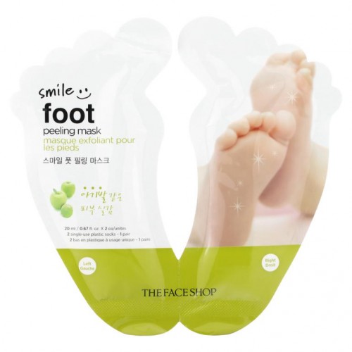 The Face Shop, Smile Foot Peeling Mask, 1 Pair, 0.67 fl oz (20 ml) Each