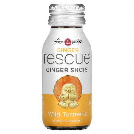 The Ginger People, Ginger Rescue 샷, 야생 강황, 60ml(2fl oz)