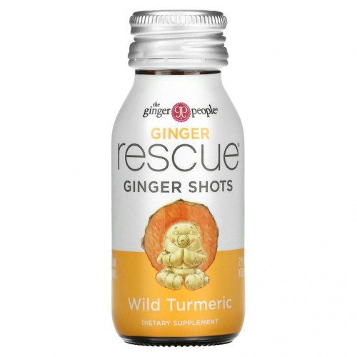 The Ginger People, Ginger Rescue 샷, 야생 강황, 60ml(2fl oz)