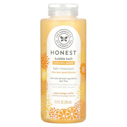 The Honest Company, Everyday Gentle Bubble Bath, Sweet Orange Vanilla, 12.0 fl oz (355 ml)