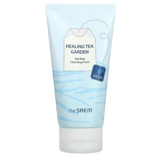 The Saem, Healing Tea Garden, Tea Tree Cleansing Foam, 5.07 fl oz (150 ml)