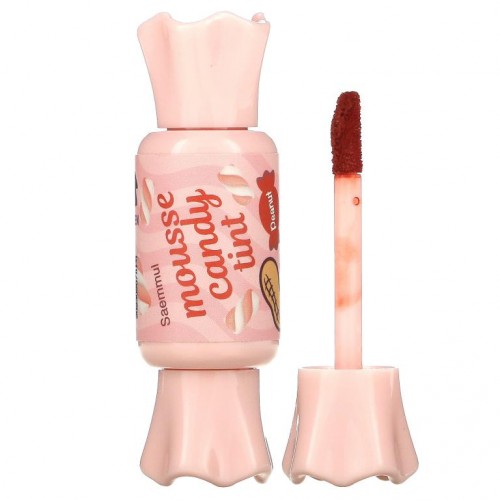 The Saem, Saemmul, Mousse Candy Lip Tint, 09 Peanut, 0.28 oz