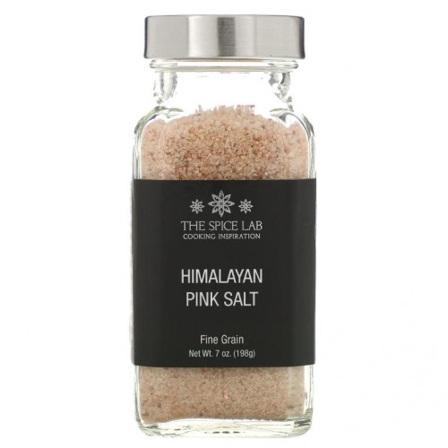 The Spice Lab, 히말라야 핑크 소금, 가는 소금, 198g(7oz)