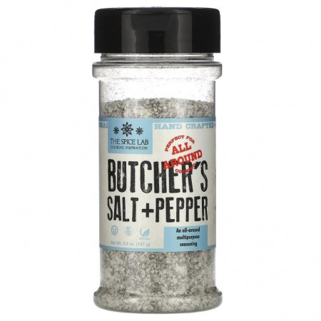 The Spice Lab, Butcher's Cut Salt & Pepper, 5.9 oz (167 g)