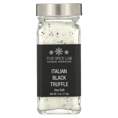 The Spice Lab, 이탈리아 블랙 트러플 바다 소금, 113g(4oz)