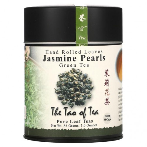 The Tao of Tea, 핸드롤드 잎 녹차, 자스민 펄, 3 oz (85 g)