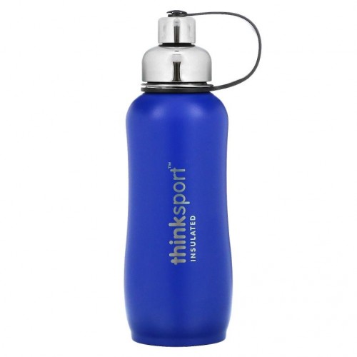 Think, 씽크스포츠, 보온·보냉 스포츠 물통, 블루, 25 oz (750 ml)