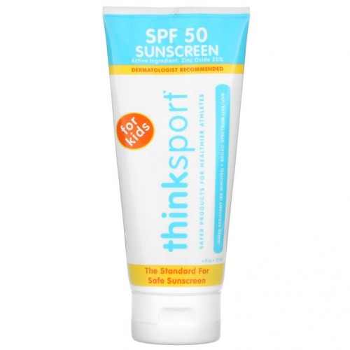 Think, ThinkSport, 자외선 차단제, SPF 50, 어린이용, 177ml(6fl oz)