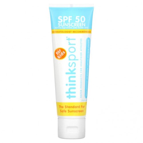 Think, Thinksport, 자외선 차단제, SPF 50+, 어린이용, 89 ml(3 fl oz)