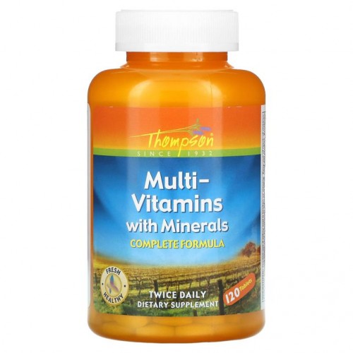 Thompson, Multi-Vitamin with Minerals, 120 Tablets