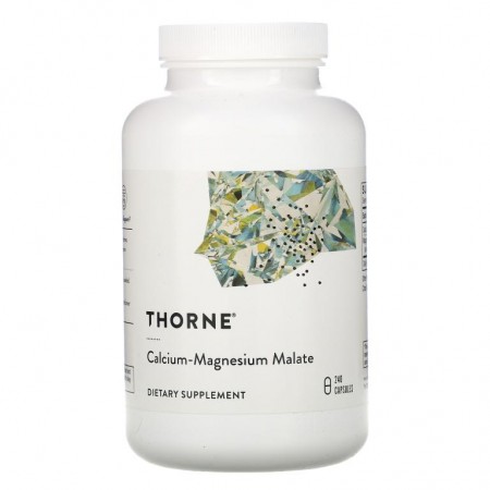 Thorne Research, 칼슘-마그네슘 말산염, 캡슐 240정