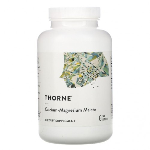 Thorne Research, 칼슘-마그네슘 말산염, 캡슐 240정