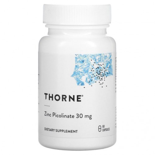 Thorne Research, 징크피콜리네이트, 30mg, 캡슐 60정