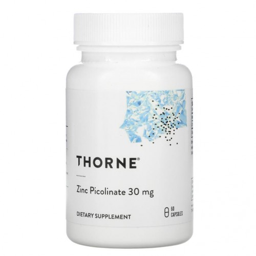 Thorne Research, 징크피콜리네이트, 30mg, 캡슐 60정