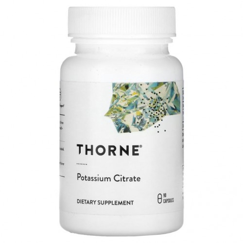 Thorne Research, 구연산 칼륨, 90 베지 캡