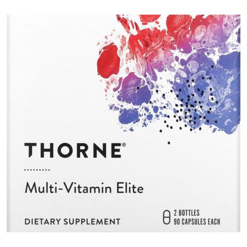 Thorne Research, 종합비타민 엘리트, AM & PM, 2병, 각 캡슐 90정