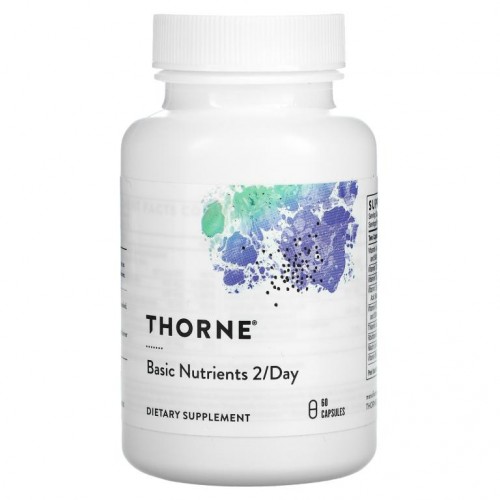 Thorne Research, 기본 영양소 2/데이, 캡슐 60정