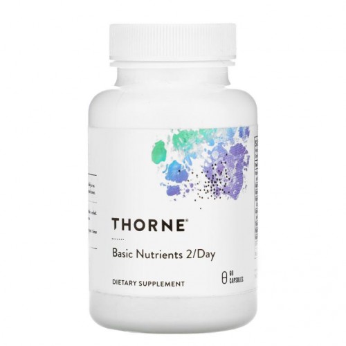 Thorne Research, 기본 영양소 2/데이, 캡슐 60정