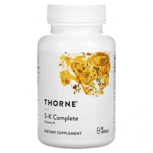 Thorne Research, 3-K 컴플리트, 캡슐 60정