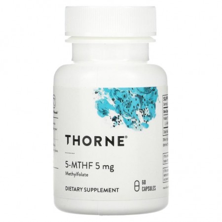 Thorne Research, 5-MTHF, 5mg, 캡슐 60정