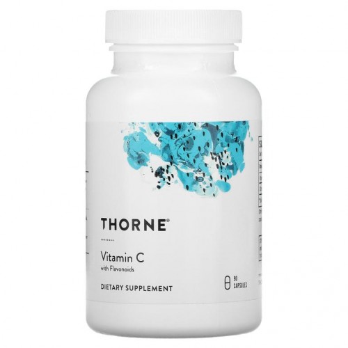 Thorne Research, 플라보노이드 함유 비타민C, 캡슐 90정