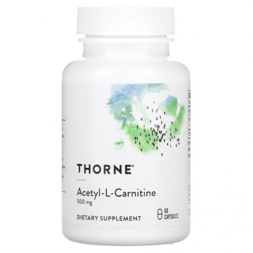 Thorne Research, Carnityl, 아세틸 L-카르니틴, 캡슐 60정