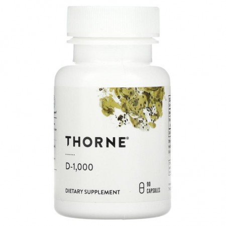 Thorne Research, D-1,000, 캡슐 90정