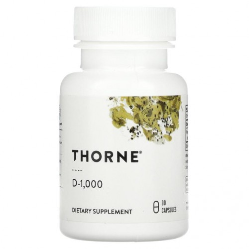 Thorne Research, D-1,000, 캡슐 90정